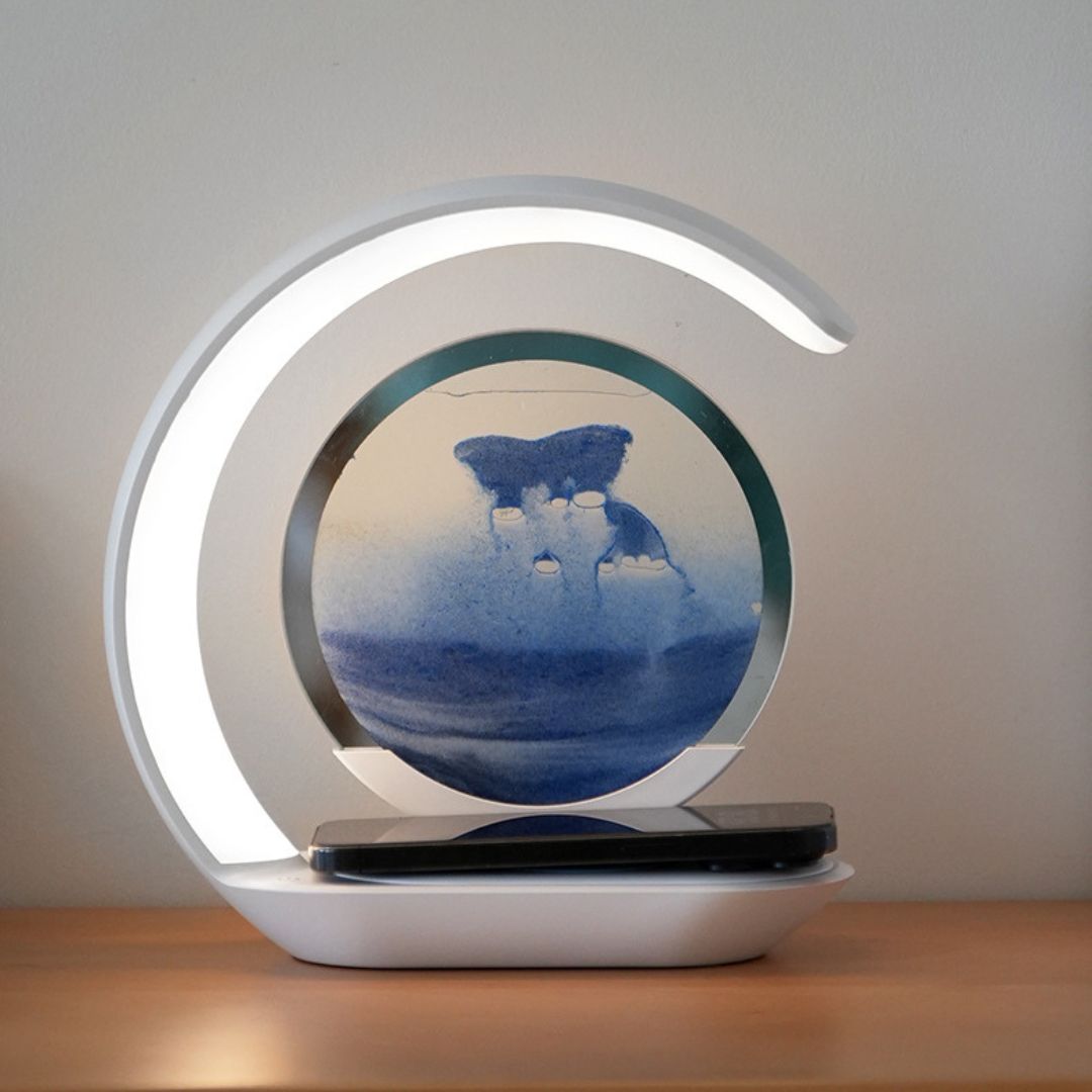 Golden Drift Lamp