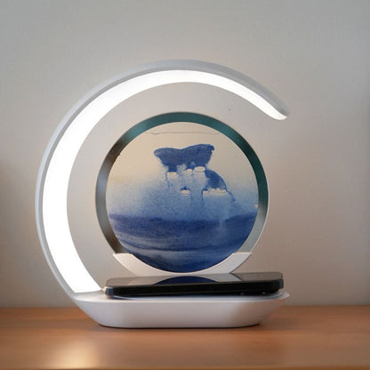 Golden Drift Lamp